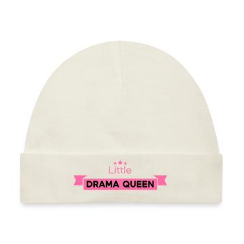 Little Drama Queen - Baby Premium Organic Mütze - Naturweiß - Vorne