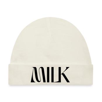 Milch - Baby Premium Organic Mütze - Naturweiß - Vorne