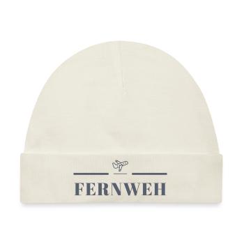 Fernweh - Baby Premium Organic Mütze - Naturweiß - Vorne