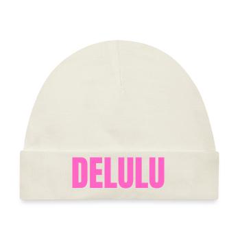 DELULU - Baby Premium Organic Mütze - Naturweiß - Vorne