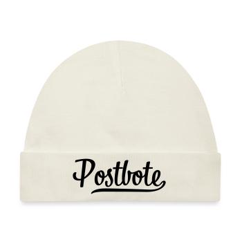 Postbote - Baby Premium Organic Mütze - Naturweiß - Vorne