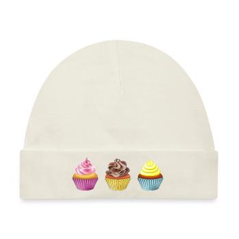 Muffins - Baby Premium Organic Mütze - Naturweiß - Vorne