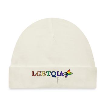 LGBTQIA+ - Baby Premium Organic Mütze - Naturweiß - Vorne