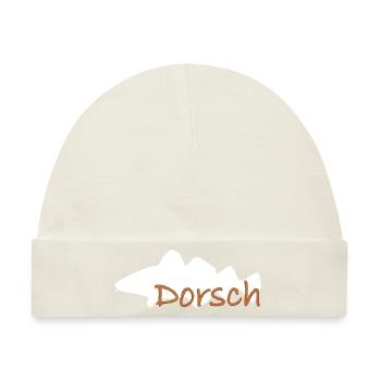 Dorsch weiss - Baby Premium Organic Mütze - Naturweiß - Vorne
