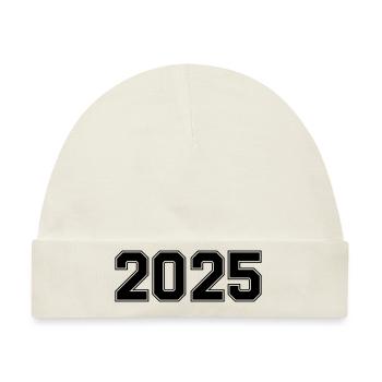 2025 - Baby Premium Organic Mütze - Naturweiß - Vorne