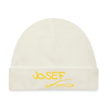 Vorname Josef - Baby Premium Organic Mütze - Naturweiß - Vorne