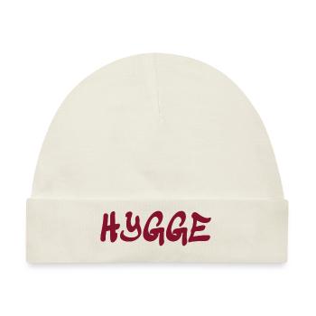Hygge - Dänische Tradition - Lebensgefühl - Nett - Baby Premium Organic Mütze - Naturweiß - Vorne