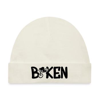 Biken - Baby Premium Organic Mütze - Naturweiß - Vorne