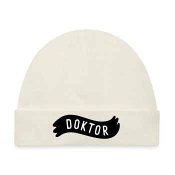Doktor - Baby Premium Organic Mütze - Naturweiß - Vorne