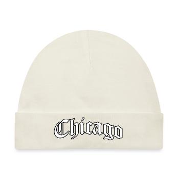 Chicago Logo: Gothic Design mit mutigem Stil - Baby Premium Organic Mütze - Naturweiß - Vorne