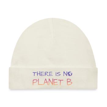 there is no planet b - Baby Premium Organic Mütze - Naturweiß - Vorne