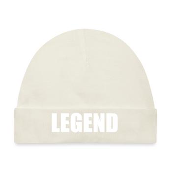 Legend - Baby Premium Organic Mütze - Naturweiß - Vorne