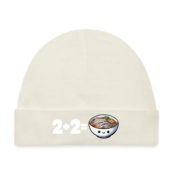 Pho Vietnamesisches Essen Vietnam Pho - Baby Premium Organic Mütze - Naturweiß - Vorne