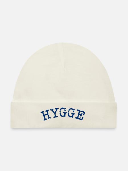Hygge Scandinavian Lifestyle - Baby Premium Organic Mütze - Naturweiß