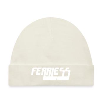 Fearless - Baby Premium Organic Mütze - Naturweiß - Vorne