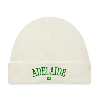 Adelaide Australia Down Under Kangaroo Koala - Baby Premium Organic Mütze - Naturweiß - Vorne