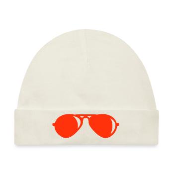 sonnenbrille - Baby Premium Organic Mütze - Naturweiß - Vorne