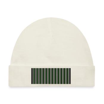 barcode - Baby Premium Organic Mütze - Naturweiß - Vorne
