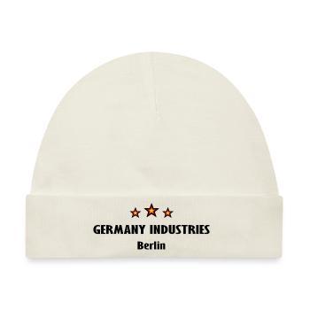 Berliner Industrie Deutschland - Baby Premium Organic Mütze - Naturweiß - Vorne