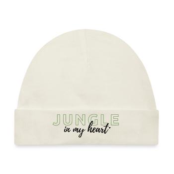 Jungle in my Heart - Baby Premium Organic Mütze - Naturweiß - Vorne