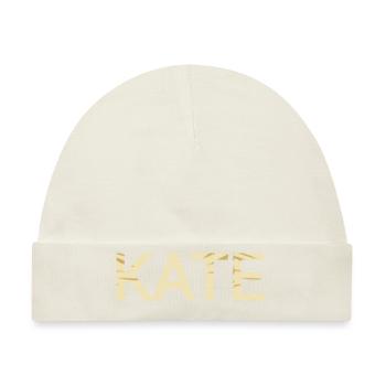 Kate - Baby Premium Organic Mütze - Naturweiß - Vorne
