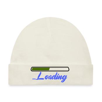 loading - Baby Premium Organic Mütze - Naturweiß - Vorne