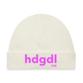 hdgdl hab dich gaz doll lieb magenta Jahr2000 - Baby Premium Organic Mütze - Naturweiß - Vorne