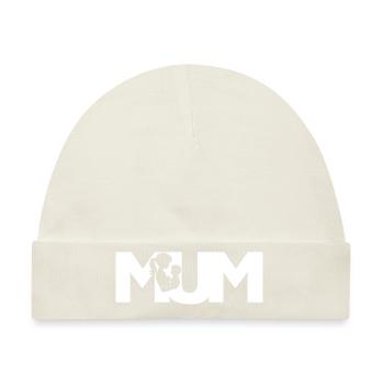 MUM - Baby Premium Organic Mütze - Naturweiß - Vorne