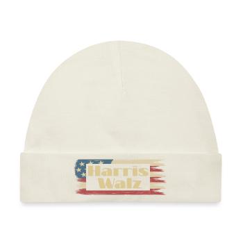 Harris Walz amerikanische Flagge vintage - Baby Premium Organic Mütze - Naturweiß - Vorne