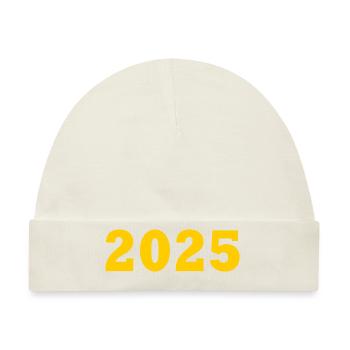 2025 - Baby Premium Organic Mütze - Naturweiß - Vorne