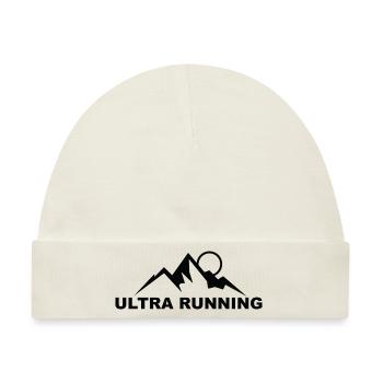 Trail Running Sport Ultra Trail Runner - Baby Premium Organic Mütze - Naturweiß - Vorne