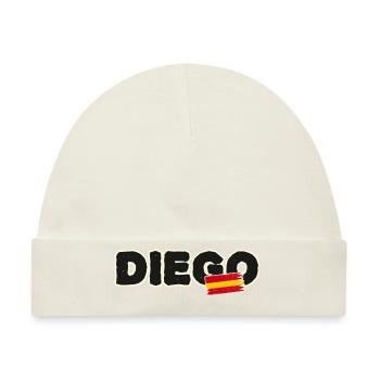 Diego spanische Flagge Spanien - Baby Premium Organic Mütze - Naturweiß - Vorne