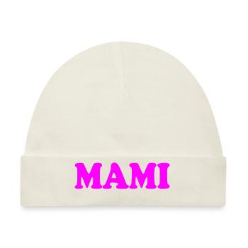Mami - Baby Premium Organic Mütze - Naturweiß - Vorne