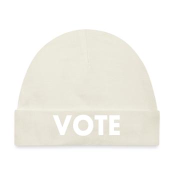 Vote - Baby Premium Organic Mütze - Naturweiß - Vorne