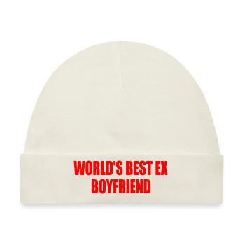world's best ex boyfriend - Baby Premium Organic Mütze - Naturweiß - Vorne