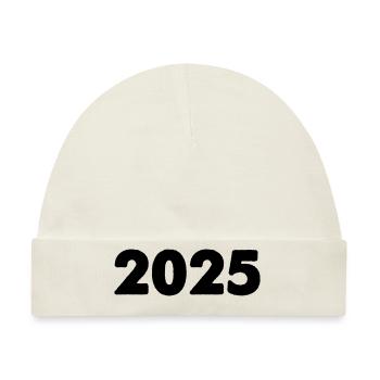 2025 - Baby Premium Organic Mütze - Naturweiß - Vorne