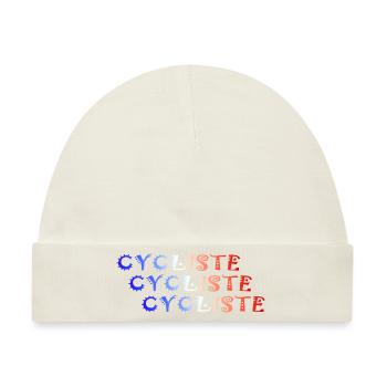 CYCLIST FRANCE Fahrrad Fahrräder - Baby Premium Organic Mütze - Naturweiß - Vorne