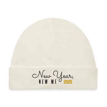 New Year, New me - Baby Premium Organic Mütze - Naturweiß - Vorne
