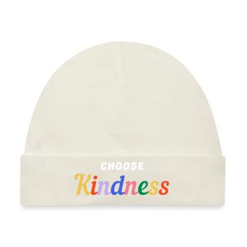 Choose Kindness-Pride - Baby Premium Organic Mütze - Naturweiß - Vorne