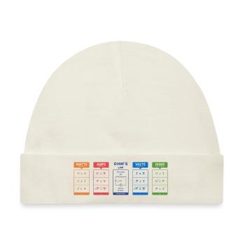 Elektrische Formeln - Baby Premium Organic Mütze - Naturweiß - Vorne