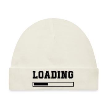 loading - Baby Premium Organic Mütze - Naturweiß - Vorne