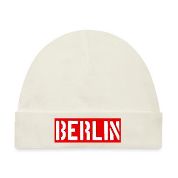 Berlin - Deutschland - Germany - Alexanderplatz - Baby Premium Organic Mütze - Naturweiß - Vorne