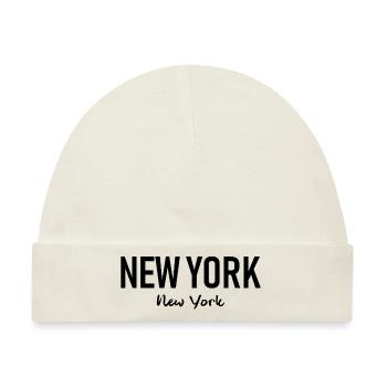 New York City - NYC - Manhattan - Brooklyn - Baby Premium Organic Mütze - Naturweiß - Vorne