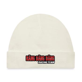 Räng Däng Däng Racing Team - Baby Premium Organic Mütze - Naturweiß - Vorne