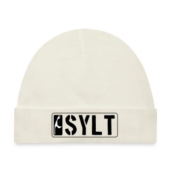 Sylt Insel - Baby Premium Organic Mütze - Naturweiß - Vorne