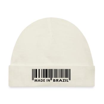 Made in Brazil - Baby Premium Organic Mütze - Naturweiß - Vorne