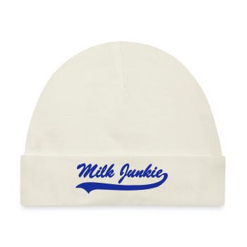 milk junkie - Baby Premium Organic Mütze - Naturweiß - Vorne