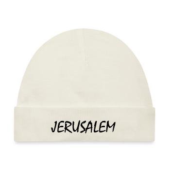 jerusalem - Baby Premium Organic Mütze - Naturweiß - Vorne