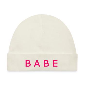 Babe - Baby Premium Organic Mütze - Naturweiß - Vorne