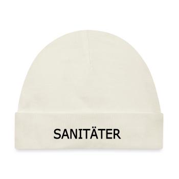 sanitäter - Baby Premium Organic Mütze - Naturweiß - Vorne